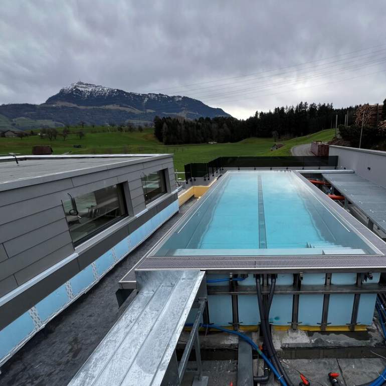 Swiss Alps Rooftop
